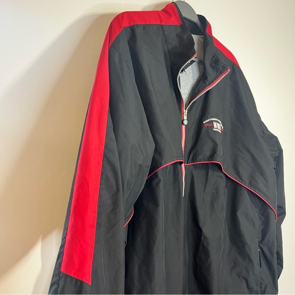 Holloway Northwest Nazarene University NNU Full Zip Windbreaker Jacket Black Red - Picture 11 of 12